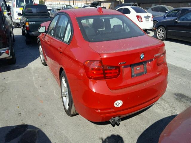 WBA3B5C53DF597530 - 2013 BMW 328 XI SUL RED photo 3