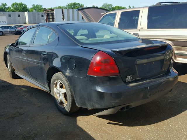 2G2WP522441324021 - 2004 PONTIAC GRAND PRIX BLACK photo 3