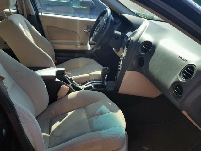 2G2WP522441324021 - 2004 PONTIAC GRAND PRIX BLACK photo 5