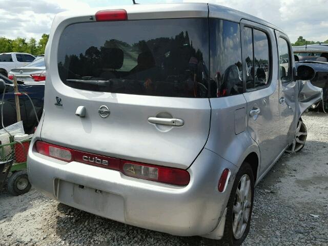 JN8AZ2KR2AT160404 - 2010 NISSAN CUBE BASE SILVER photo 4