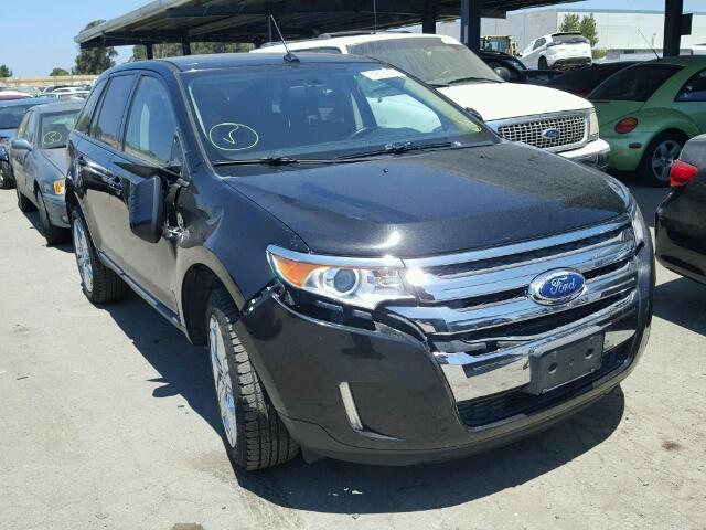 2FMDK3JCXDBA17393 - 2013 FORD EDGE SEL BLACK photo 1