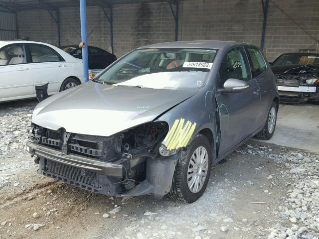 WVWBA7AJ7AW274073 - 2010 VOLKSWAGEN GOLF GRAY photo 2