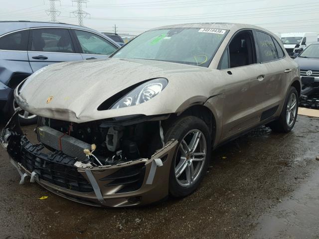 WP1AA2A58HLB06079 - 2017 PORSCHE MACAN GOLD photo 2