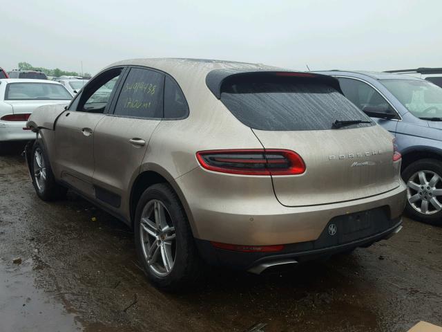 WP1AA2A58HLB06079 - 2017 PORSCHE MACAN GOLD photo 3