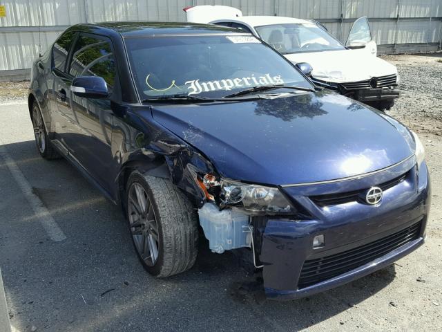 JTKJF5C74B3016804 - 2011 TOYOTA SCION TC 蓝色 照片 1
