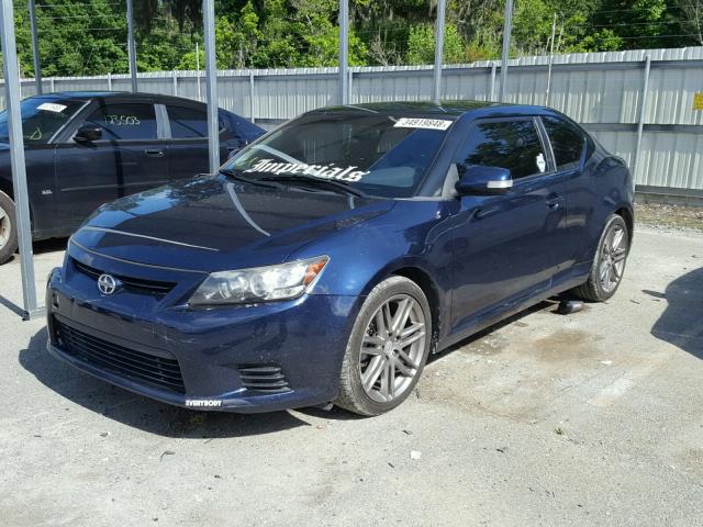JTKJF5C74B3016804 - 2011 TOYOTA SCION TC 蓝色 照片 2