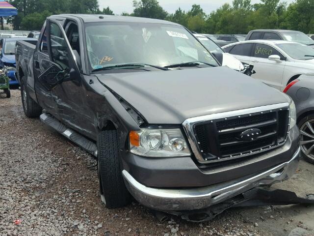 1FTPW12VX8FB29450 - 2008 FORD F150 SUPER GRAY photo 1