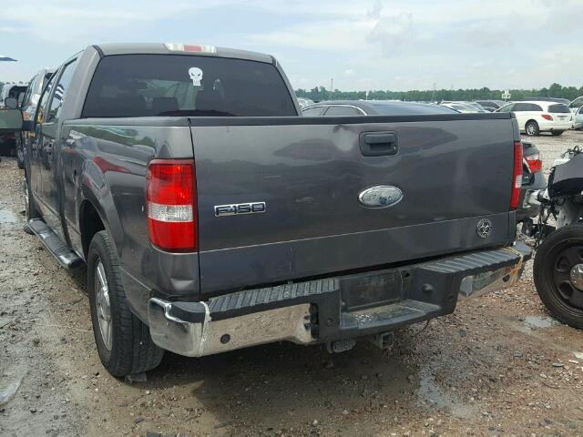 1FTPW12VX8FB29450 - 2008 FORD F150 SUPER GRAY photo 3