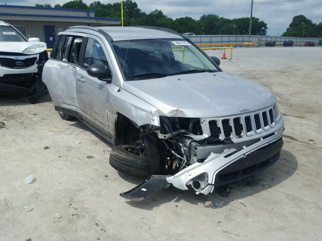 1C4NJCBAXED504341 - 2014 JEEP COMPASS SP SILVER photo 1