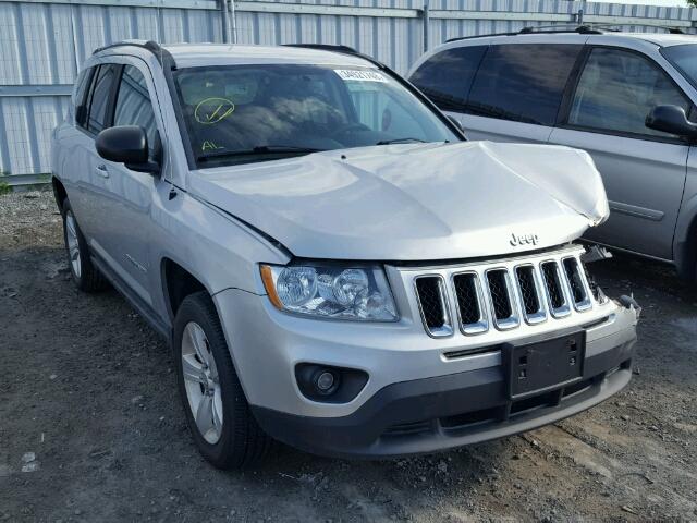 1C4NJDBB4CD577037 - 2012 JEEP COMPASS SP SILVER photo 1