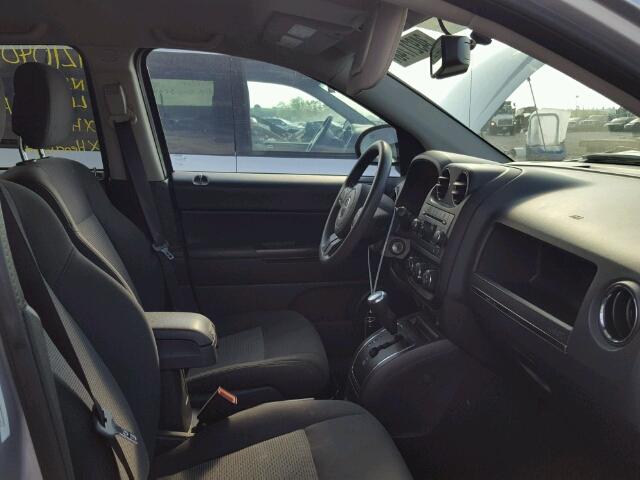 1C4NJDBB4CD577037 - 2012 JEEP COMPASS SP SILVER photo 5