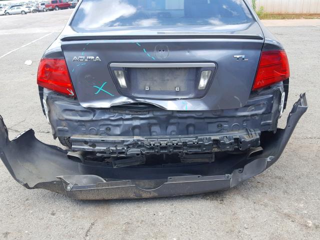 19UUA66286A001248 - 2006 ACURA 3.2TL GRAY photo 9