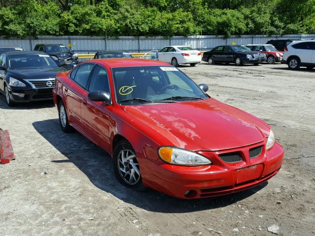 1G2NE52F84C256532 - 2004 PONTIAC GRAND AM S 红色 照片 1