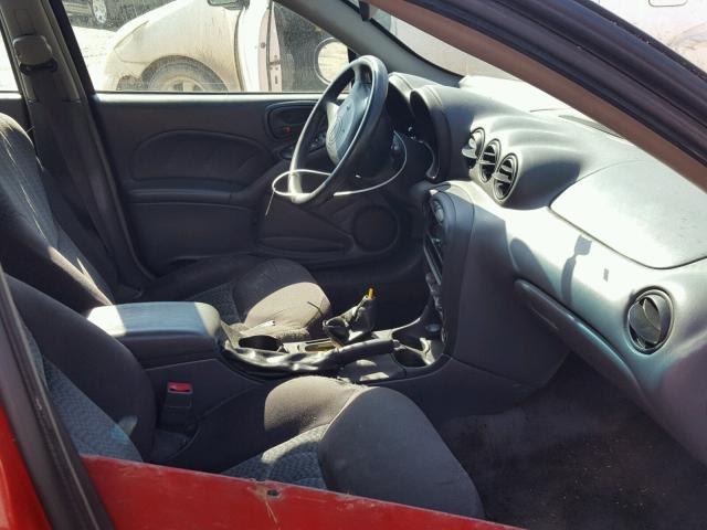 1G2NE52F84C256532 - 2004 PONTIAC GRAND AM S 红色 照片 5