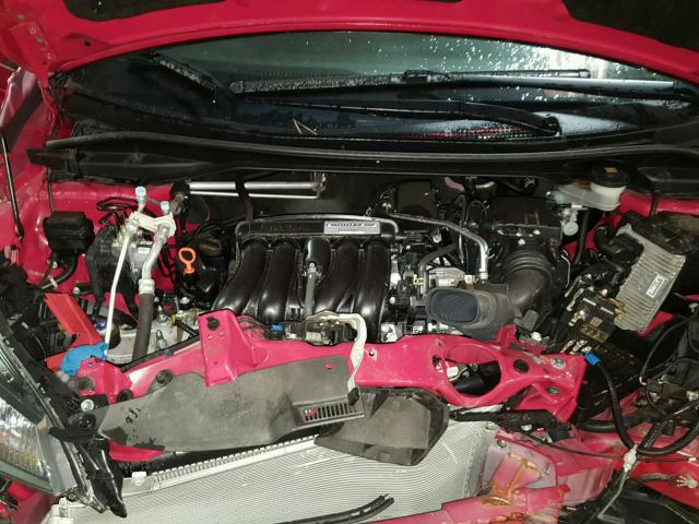 JHMGK5H5XGX021945 - 2016 HONDA FIT LX Красный фото 7