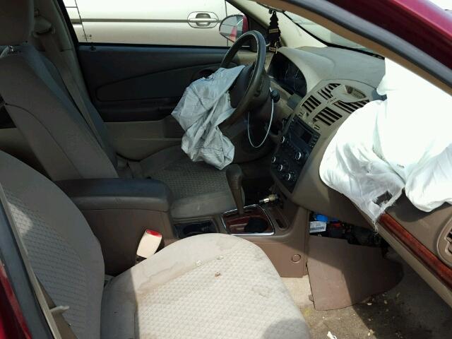 1G1ZT51806F192700 - 2006 CHEVROLET MALIBU LT Qırmızı foto 5