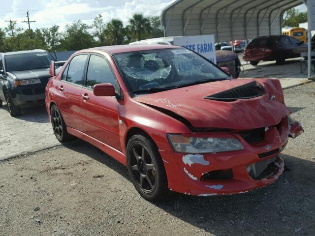 JA3AH86F03U122571 - 2003 MITSUBISHI LANCER EVO RED photo 1