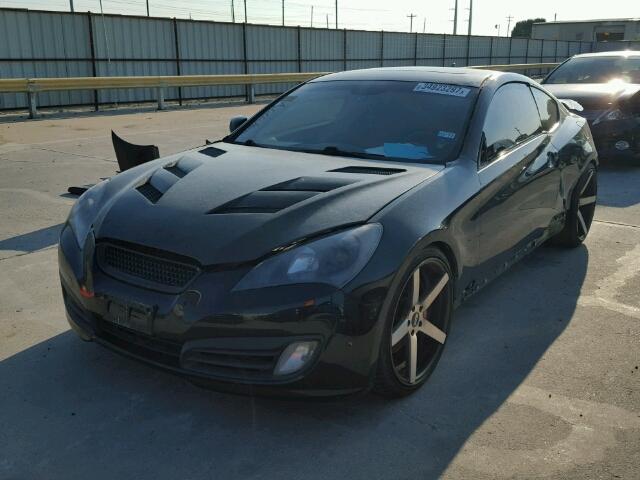 KMHHT6KD9AU024705 - 2010 HYUNDAI GENESIS CO BLACK photo 2