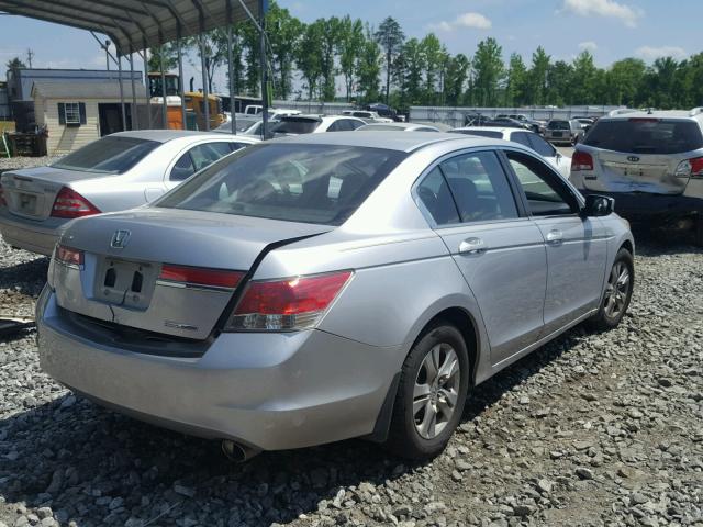 1HGCP2F64BA059082 - 2011 HONDA ACCORD SE SILVER photo 4