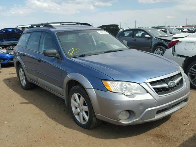 4S4BP61C687339506 - 2008 SUBARU OUTBACK 2. BLUE photo 1