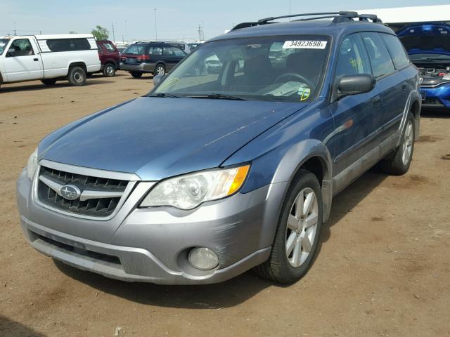 4S4BP61C687339506 - 2008 SUBARU OUTBACK 2. BLUE photo 2