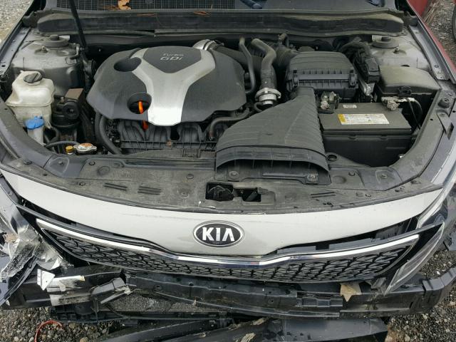 5XXGR4A65DG153640 - 2013 KIA OPTIMA SX GRAY photo 7