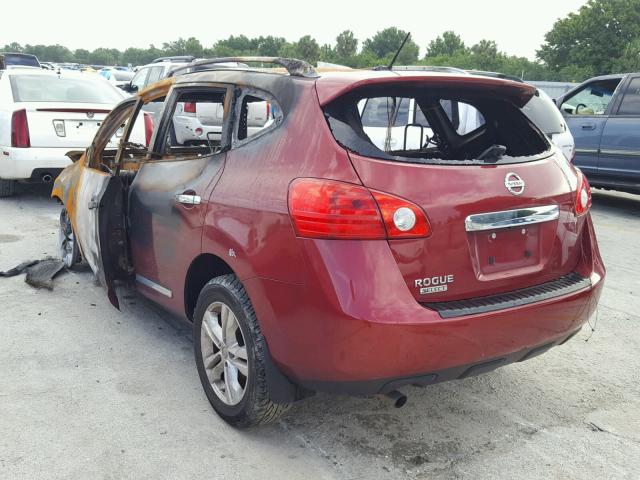 JN8AS5MT2FW663600 - 2015 NISSAN ROGUE SELE RED photo 3