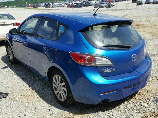 JM1BL1L70C1665364 - 2012 MAZDA 3 I BLUE photo 3