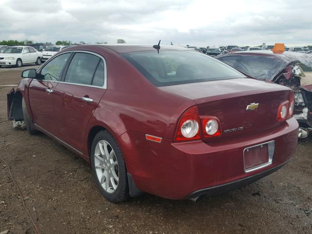 1G1ZE5E12BF268564 - 2011 CHEVROLET MALIBU LTZ 栗色 照片 3