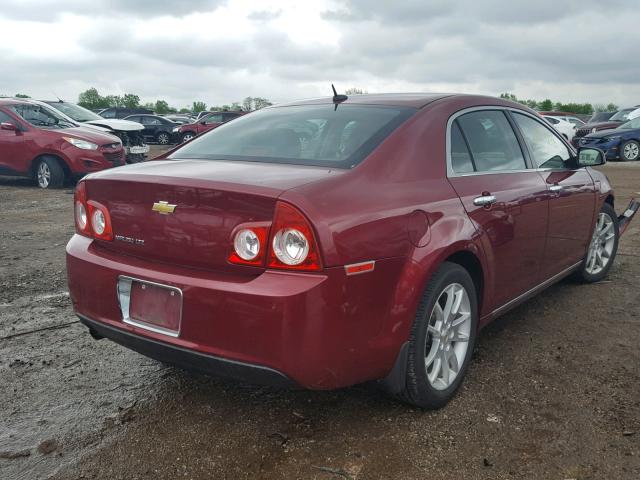 1G1ZE5E12BF268564 - 2011 CHEVROLET MALIBU LTZ 栗色 照片 4