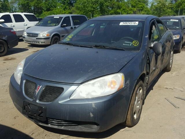 1G2ZG558664189855 - 2006 PONTIAC G6 SE1 BLUE photo 2