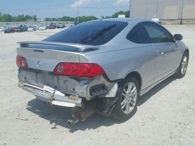 JH4DC54856S004904 - 2006 ACURA RSX SILVER photo 4