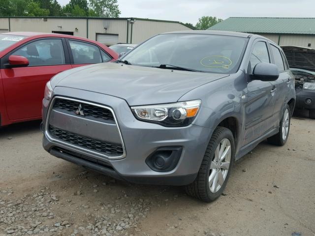 4A4AR3AUXDE006726 - 2013 MITSUBISHI OUTLANDER GRAY photo 2