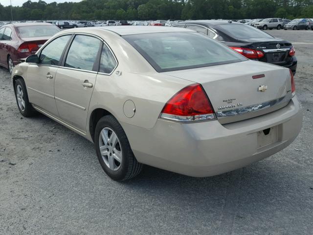 2G1WB55K481201145 - 2008 CHEVROLET IMPALA LS BEIGE photo 3