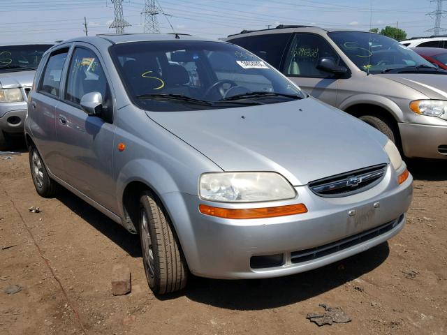 KL1TJ62694B202531 - 2004 CHEVROLET AVEO LS SILVER photo 1