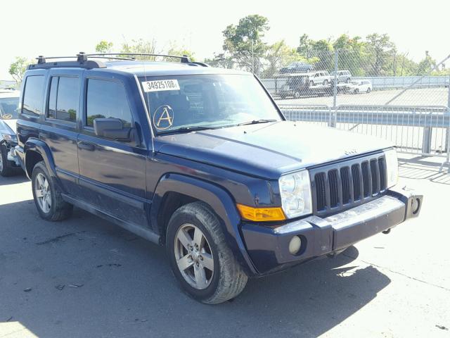 1J8HG48K46C105085 - 2006 JEEP COMMANDER BLUE photo 1