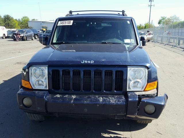 1J8HG48K46C105085 - 2006 JEEP COMMANDER BLUE photo 7