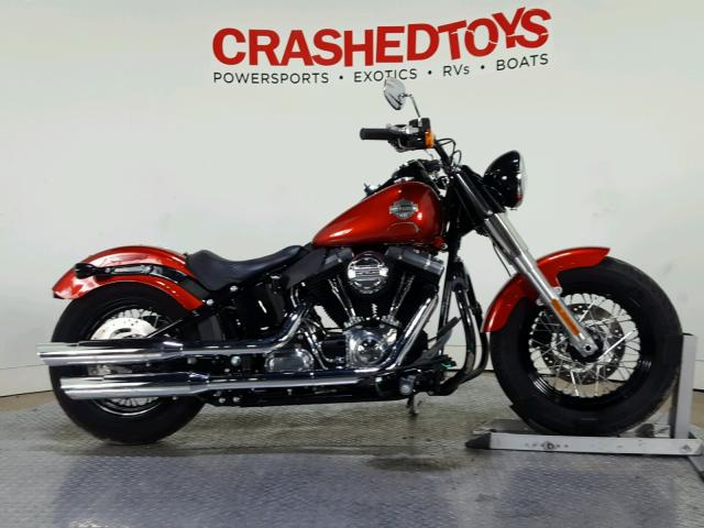 1HD1JRV14EB044116 - 2014 HARLEY-DAVIDSON FLS SOFTAI 红色 照片 1