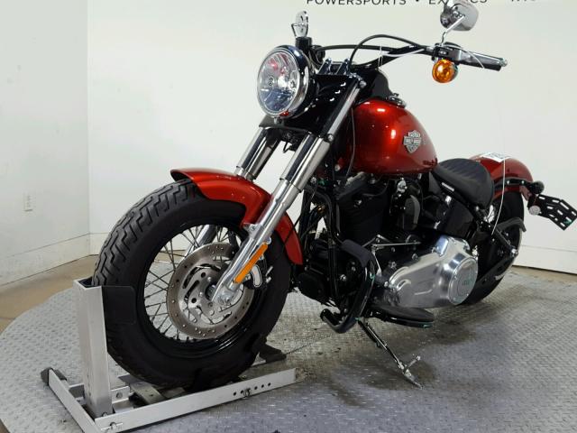 1HD1JRV14EB044116 - 2014 HARLEY-DAVIDSON FLS SOFTAI 红色 照片 4