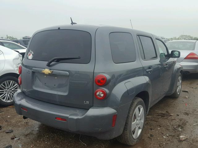3GNCA13D68S723216 - 2008 CHEVROLET HHR LS GRAY photo 4