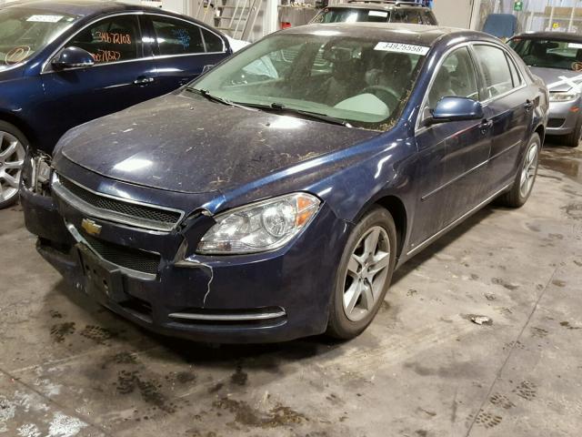 1G1ZH57B89F171795 - 2009 CHEVROLET MALIBU 1LT BLUE photo 2