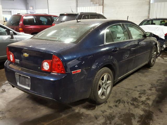 1G1ZH57B89F171795 - 2009 CHEVROLET MALIBU 1LT BLUE photo 4
