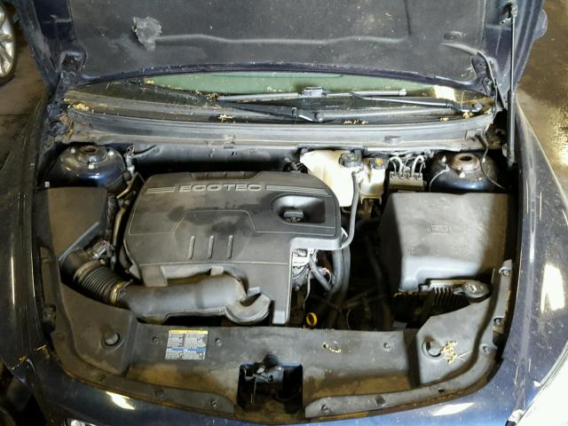 1G1ZH57B89F171795 - 2009 CHEVROLET MALIBU 1LT BLUE photo 7