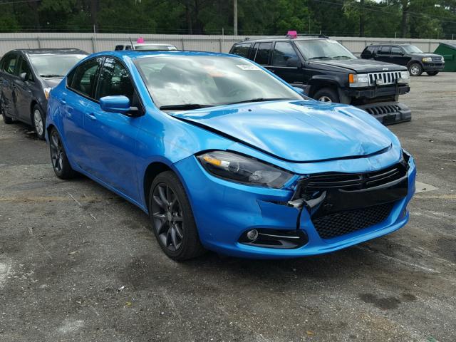 1C3CDFFA8GD819124 - 2016 DODGE DART SXT S BLUE photo 1