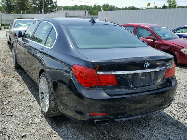 WBAKC8C5XCC435372 - 2012 BMW 750LI BLACK photo 3