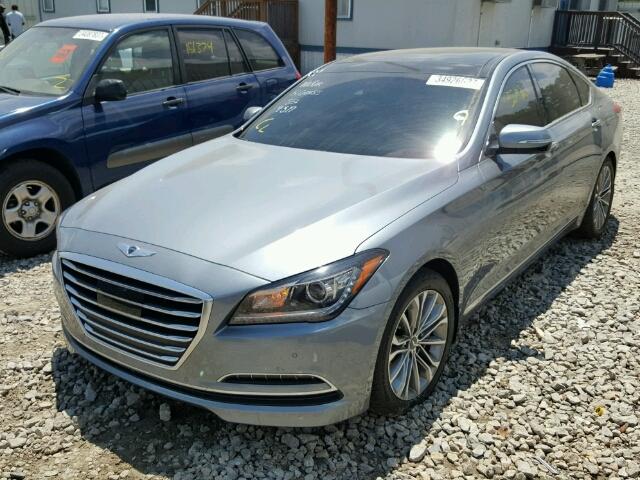 KMHGN4JE3FU049160 - 2015 HYUNDAI GENESIS 3. GRAY photo 2