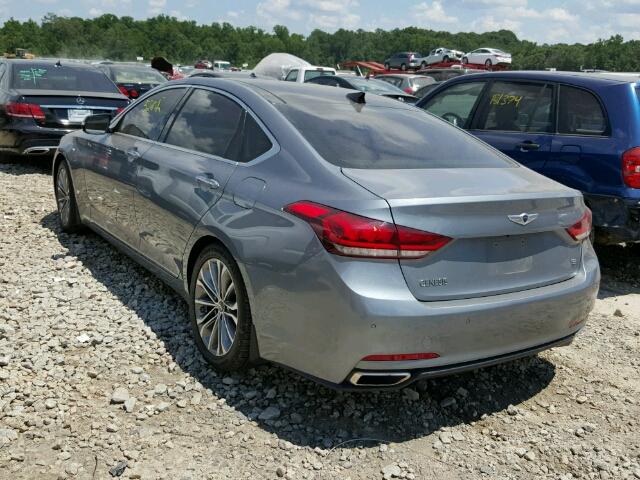 KMHGN4JE3FU049160 - 2015 HYUNDAI GENESIS 3. GRAY photo 3