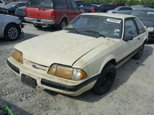 1FABP4LA4KF252777 - 1989 FORD MUSTANG LX BEIGE photo 2