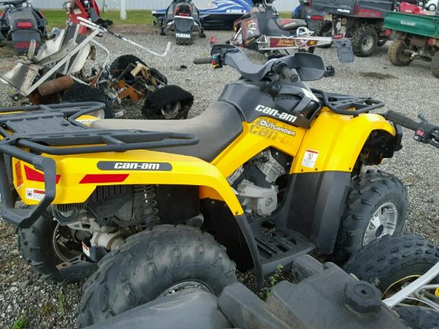 3JBEKCJ17AJ000444 - 2010 CAN-AM OUTLANDER YELLOW photo 4