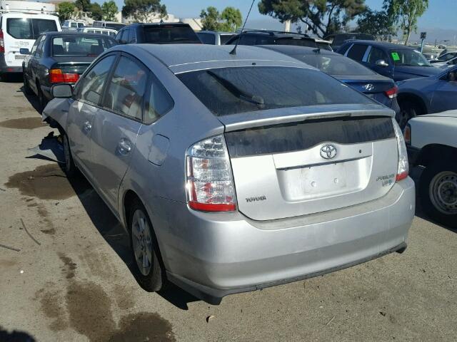 JTDKB20U663152468 - 2006 TOYOTA PRIUS SILVER photo 3